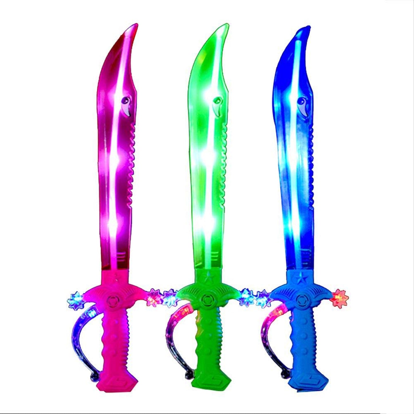 15" Light-Up Shark Sword (Dozen = $24.99)