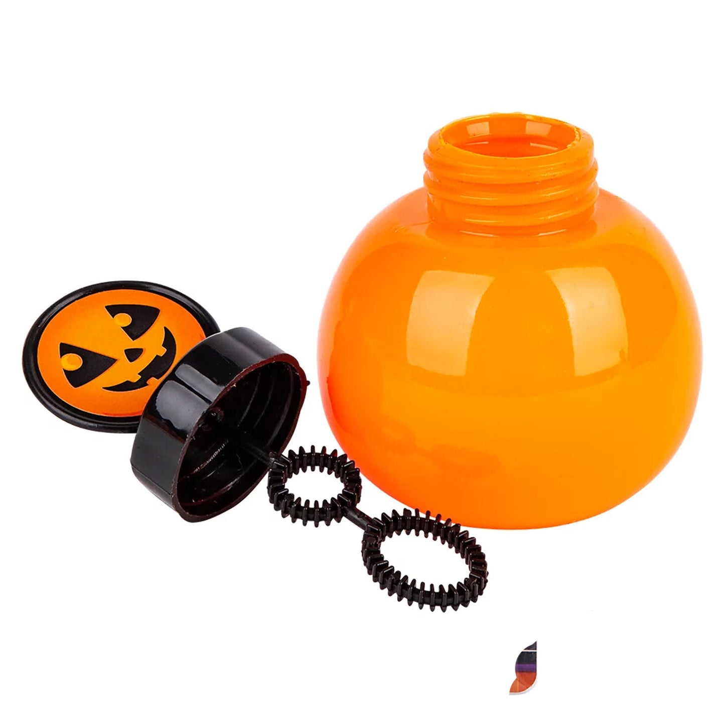 12" Pumpkin Light-Up Bubble Blower